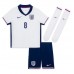 Camisa de Futebol Inglaterra Alexander-Arnold #8 Equipamento Principal Infantil Europeu 2024 Manga Curta (+ Calças curtas)